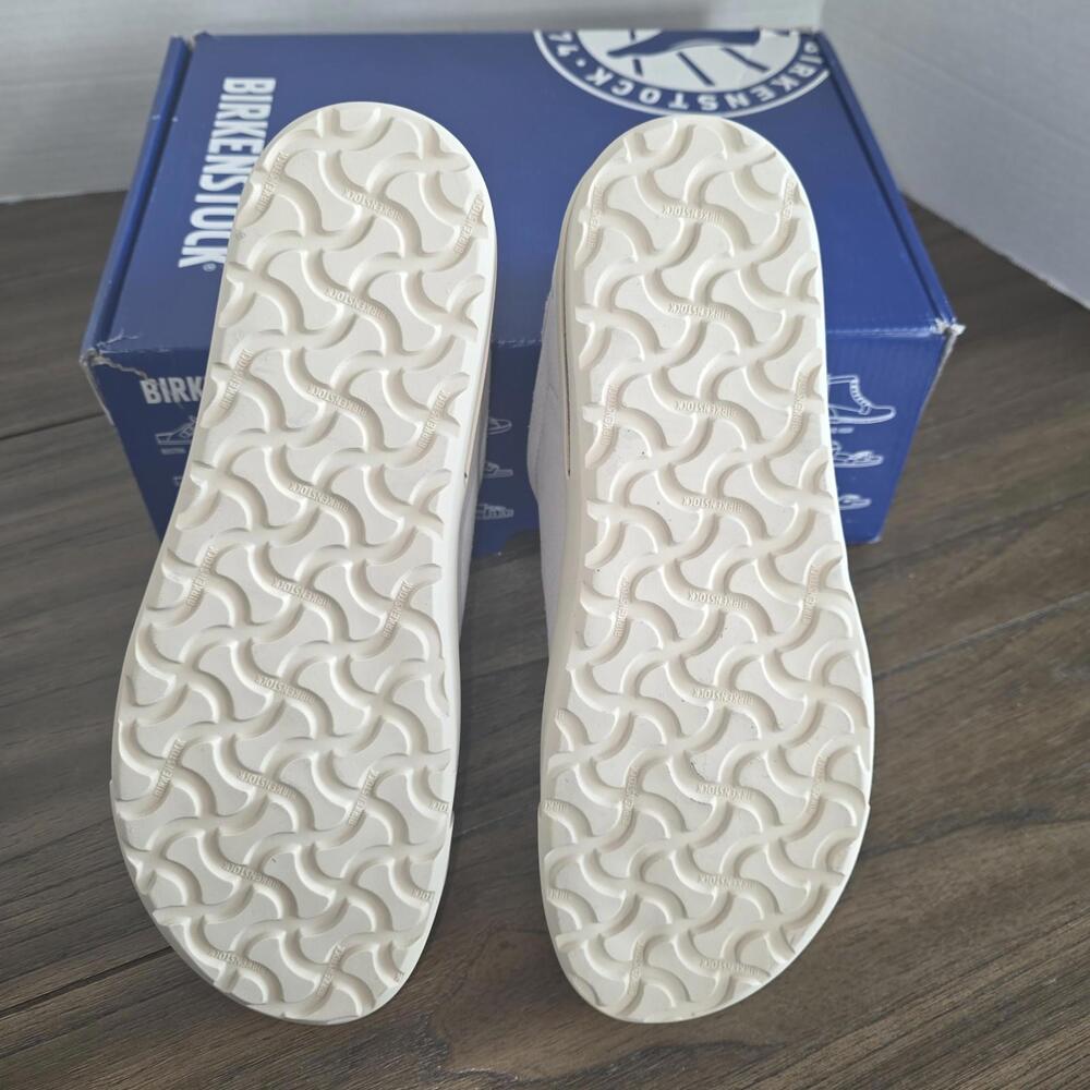 Birkenstock Bend Low Suede Sneakers Antique White Size EU 40 US 9-9.5 NIB - Picture 8 of 11